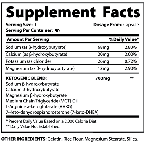 keto capsule pack